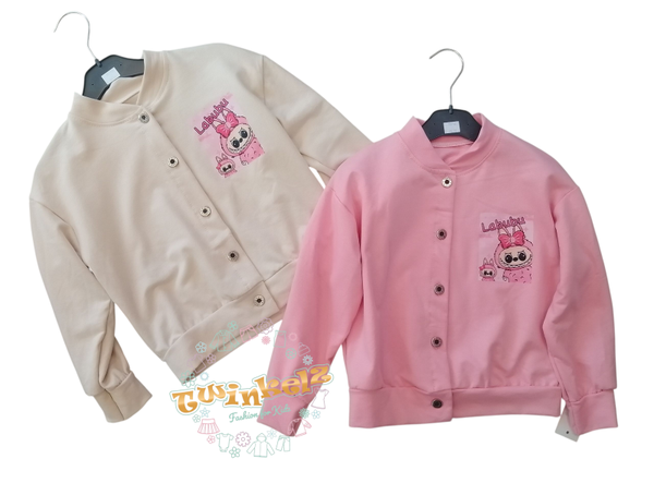 Katoenen vest labubu - roze