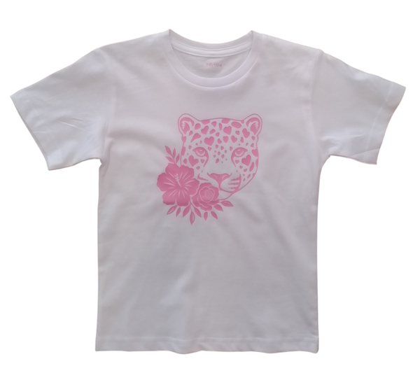 Wit shirt Roze panter