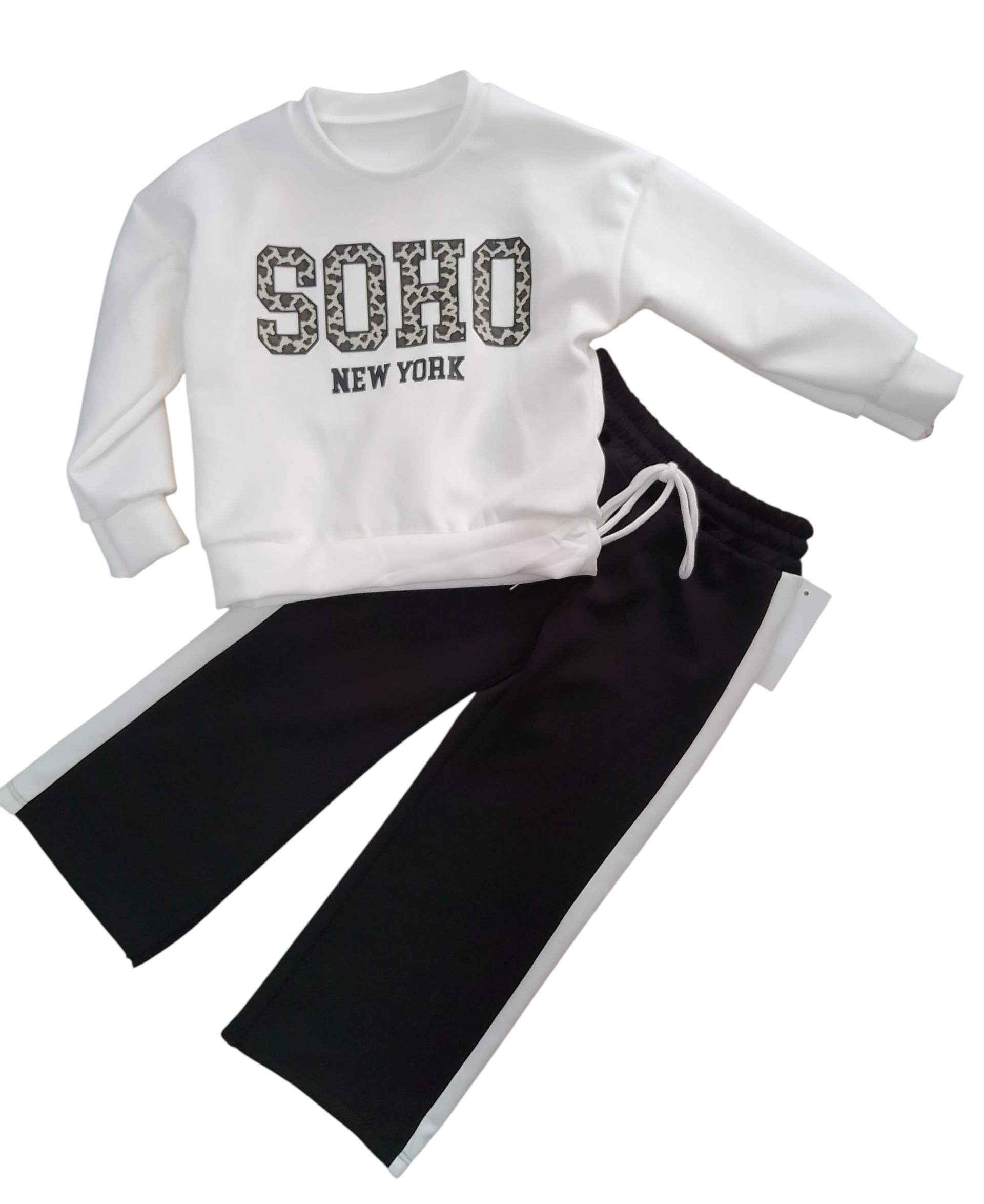 Soho Comfy set - Zwart wit