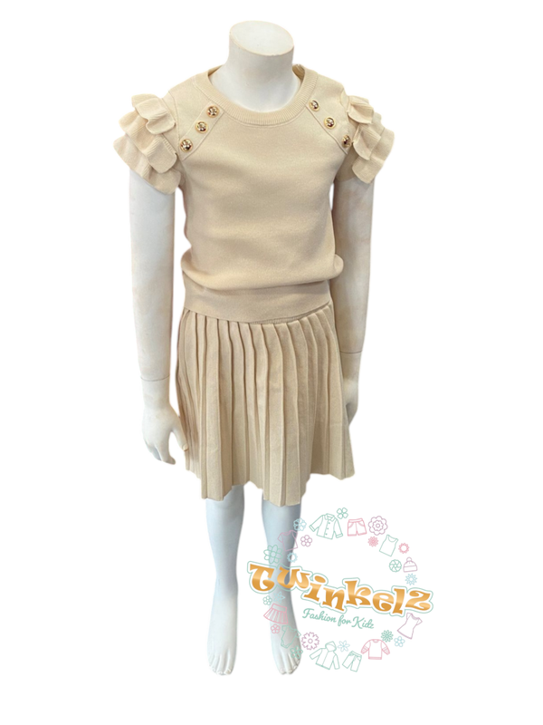Beige Ruffle setje