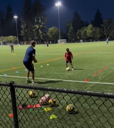 1-on-1 soccer training in San Jose