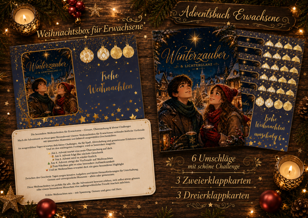 Weihnachtsbox + Adventsbuch Erwachsene