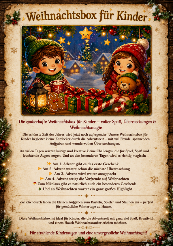 Weihnachtsbox Kinder