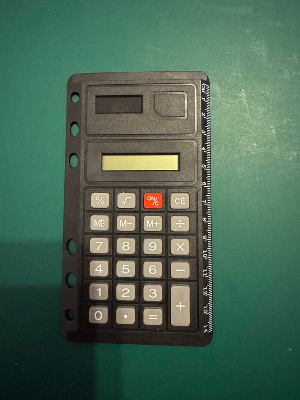 Taschenrechner für A6 Binder