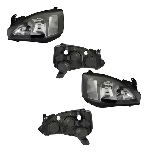 Par Faros F/negro Corsa 2003 2004 2005 2006 2007 2008