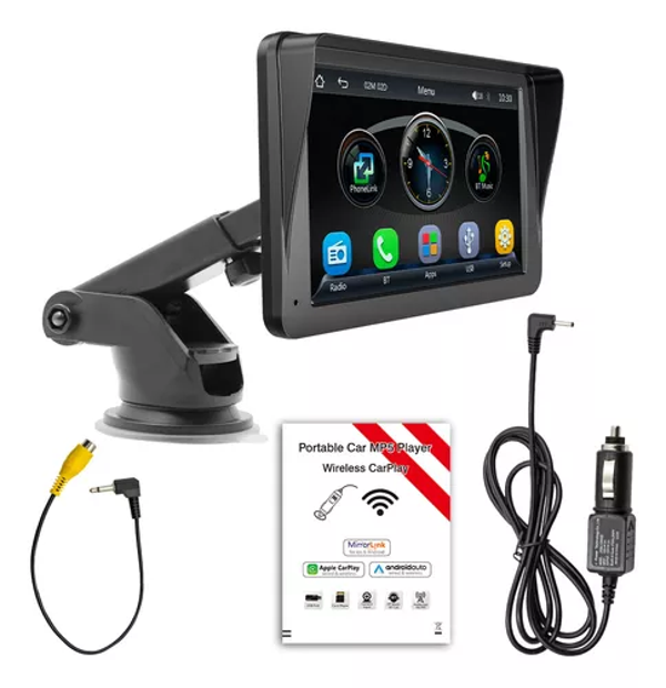 Hysmart Estéreo Inalámbrico Para Coche 7 Con Apple Carplay Sonido de Alta Calidad Fácil Conexión y Compatibilidad Con Smartphones Ideal Para Mejorar la Experiencia de Conducción y Entretenimiento