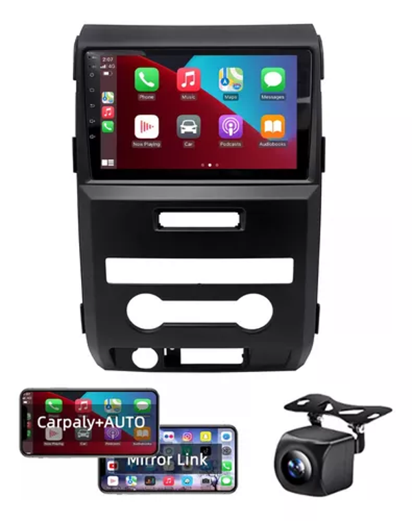 Estéreo Fnbrli 2+32g Para Ford F150 2010-2012 Gps Con Cámara