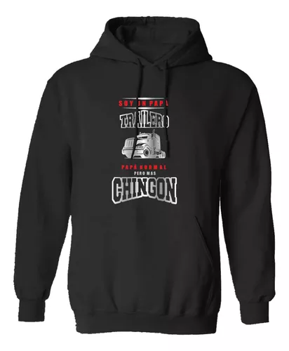 Sudadera Papá Trailero Trucker Reflejante Chingon