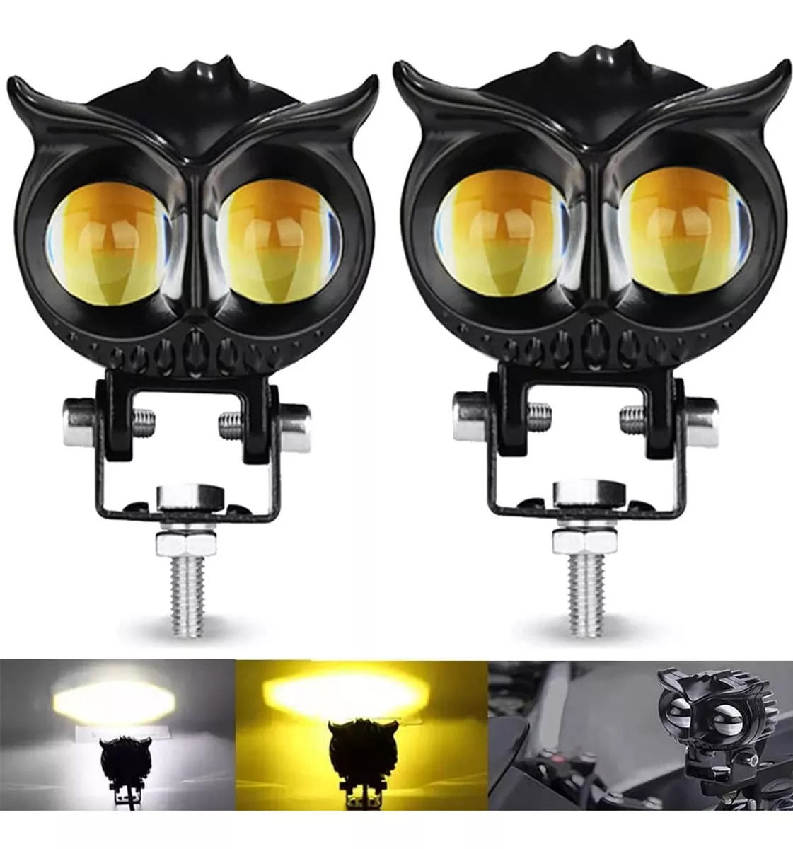 Par Faros Led Auxiliares Luces Foco Para Motos Auto 65w Agregar a 4.7