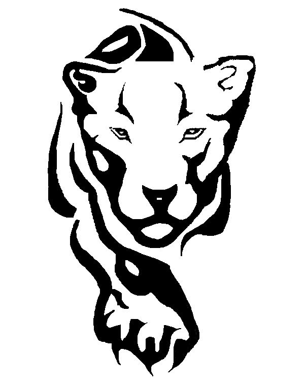 Black Panther ( right paw forward)