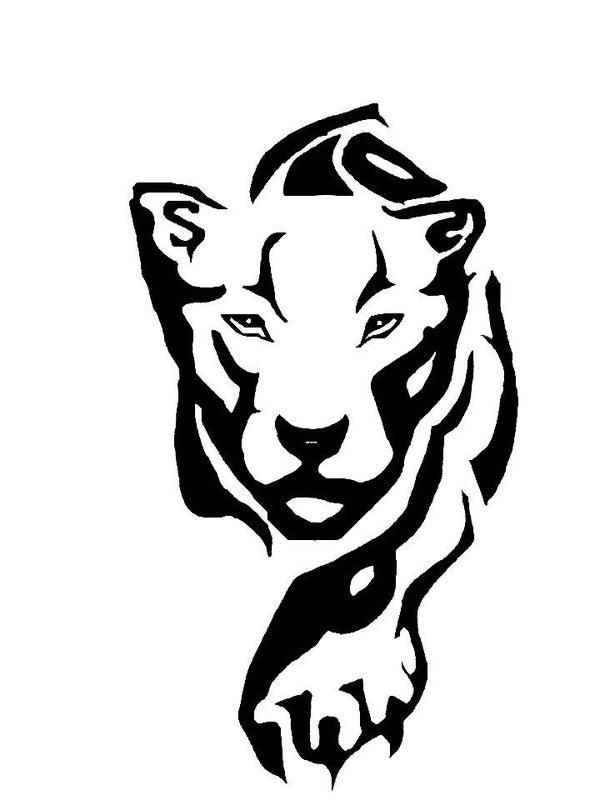 Black Panther(left paw forward)