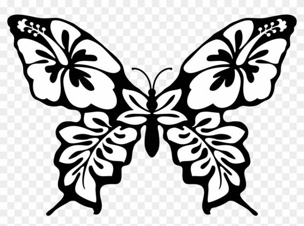 HTV HAWAIIAN STYLE BUTTERFLY IRON ON