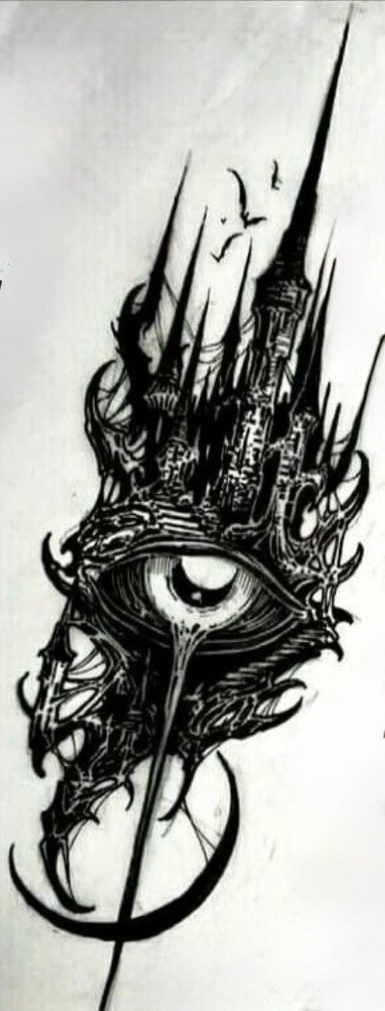 Dragon Eye Castle Adult T-Shirt.