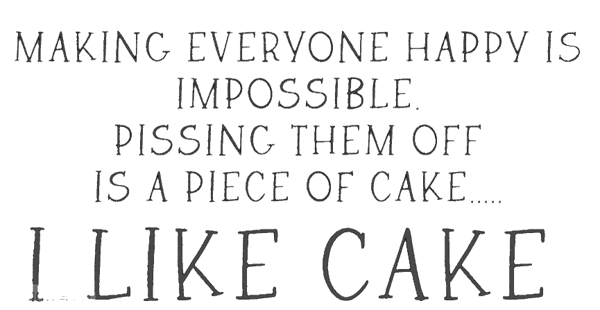 I Like Cake Adult Content T-Shirt