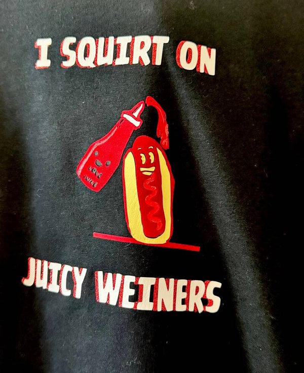 Juicy Weiners Adult Content T-Shirt