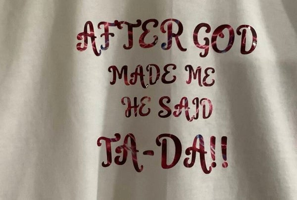 Ta-Da Adult T-Shirt