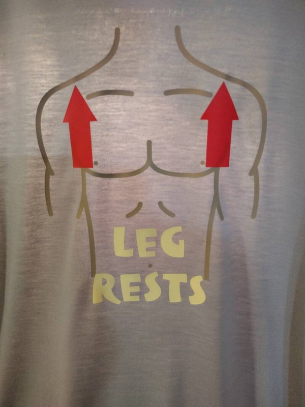 Leg Rests Adult Content T-Shirt