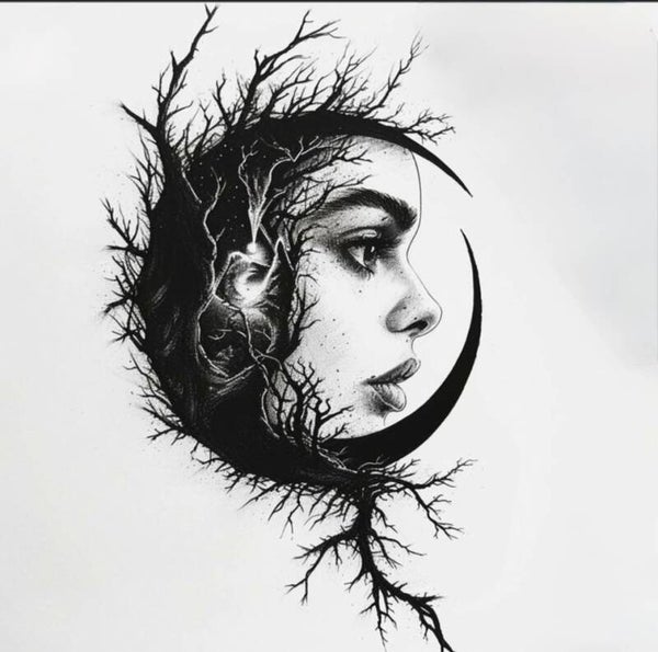 Moon Woman Adult T-Shirt