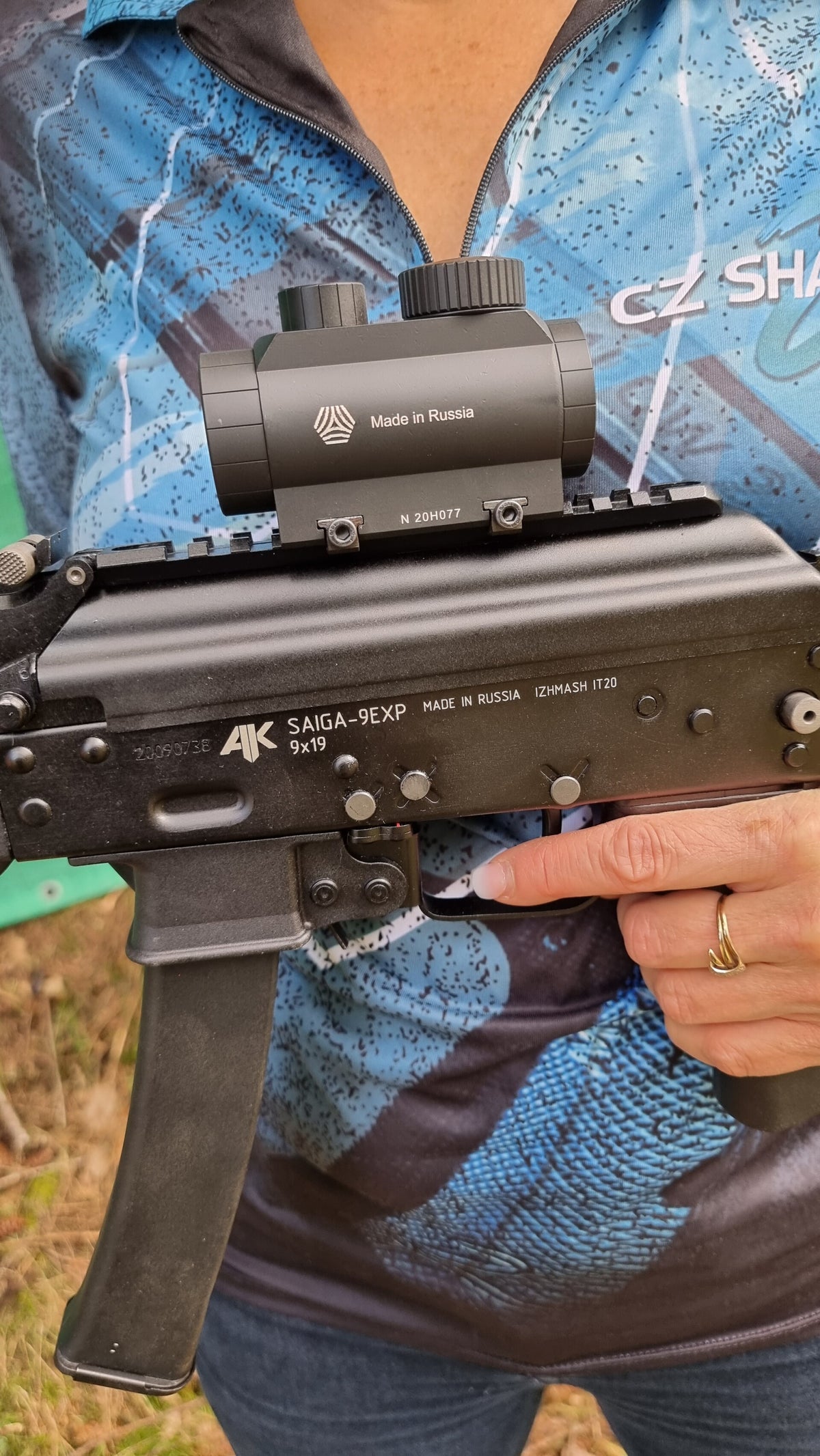 SAIGA AK9 EXP / Essais armes longues | French operator