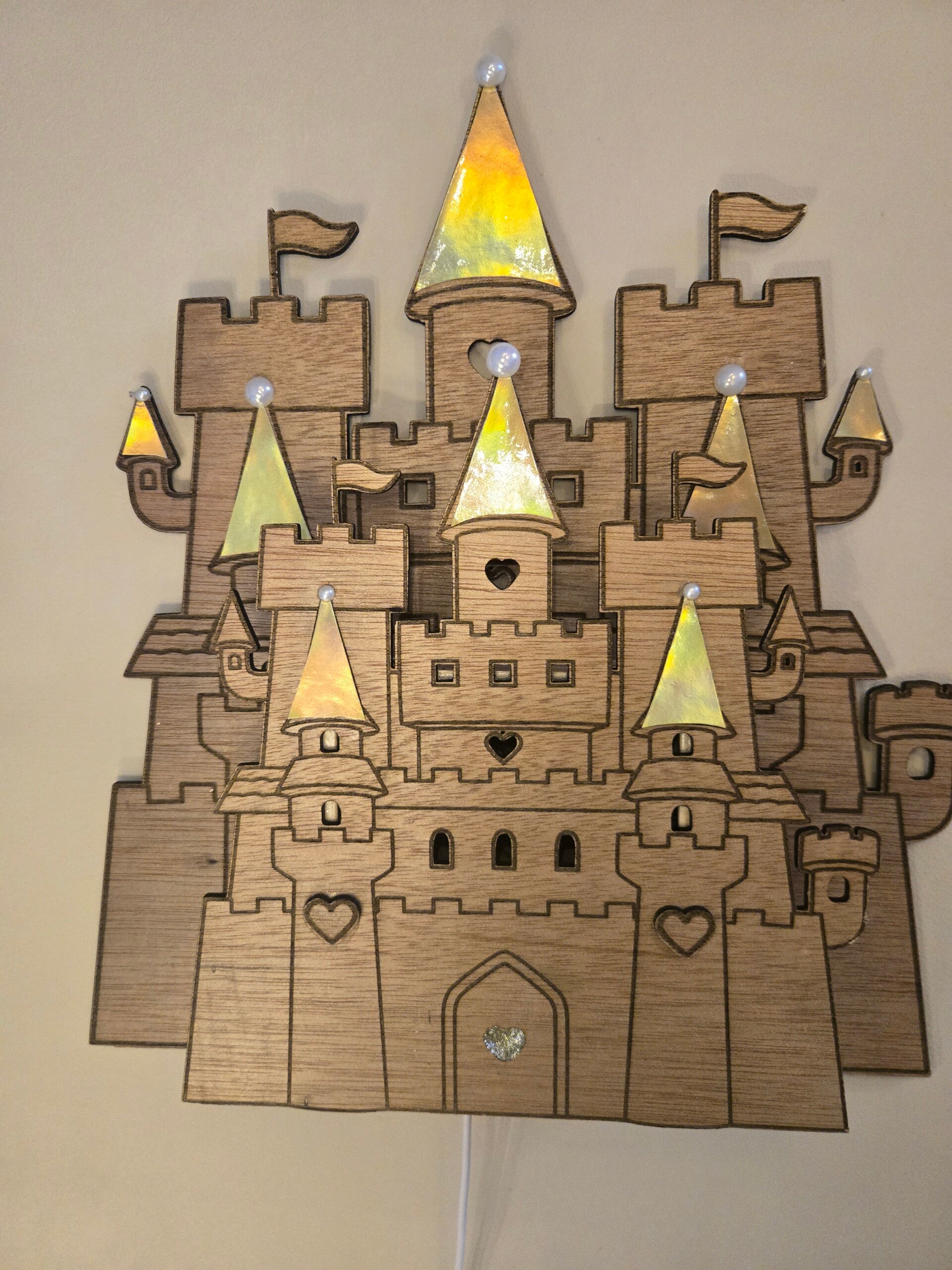 Décoration murale lumineuse