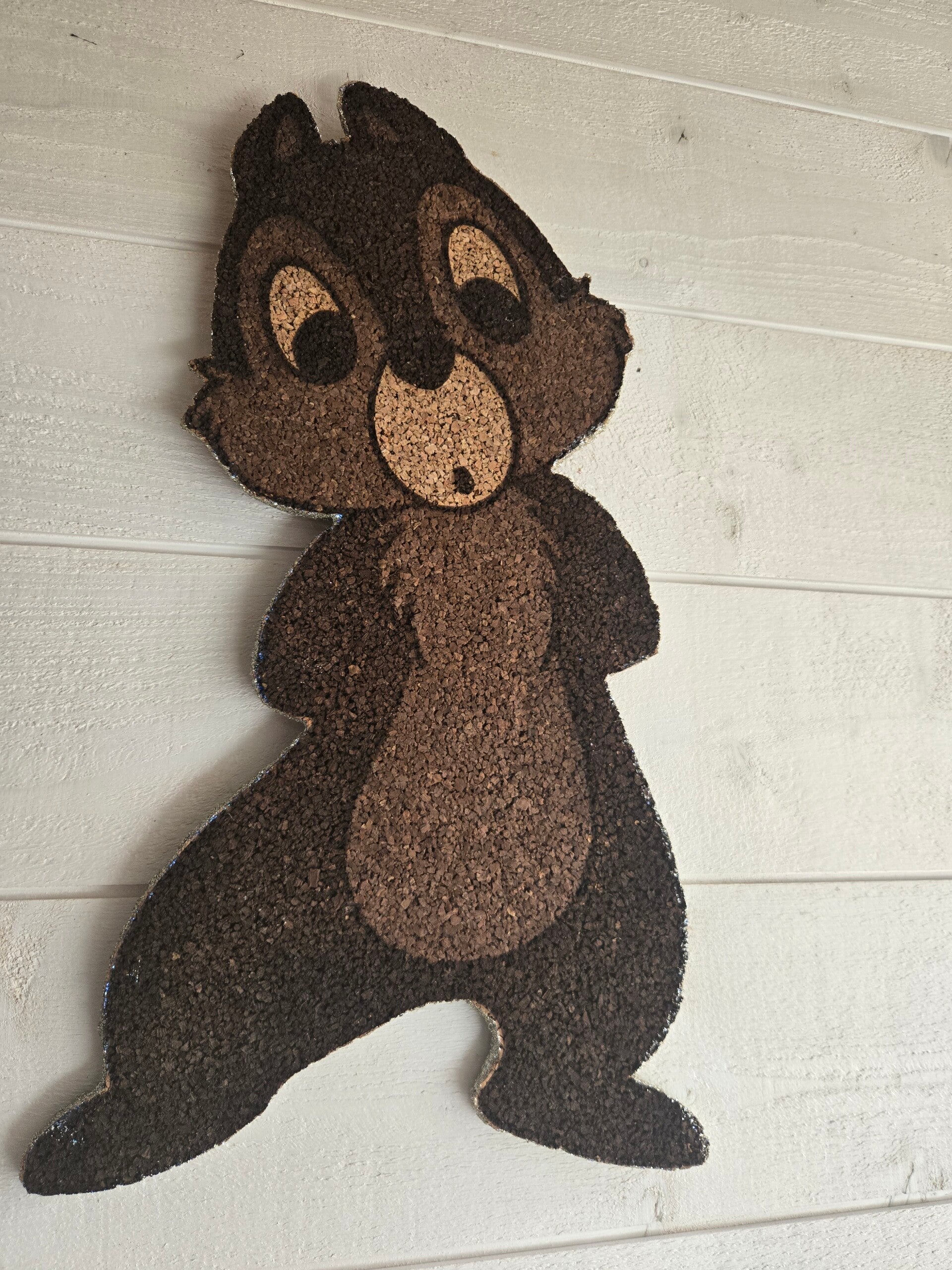 Tableau décoratif en liège Écureuil