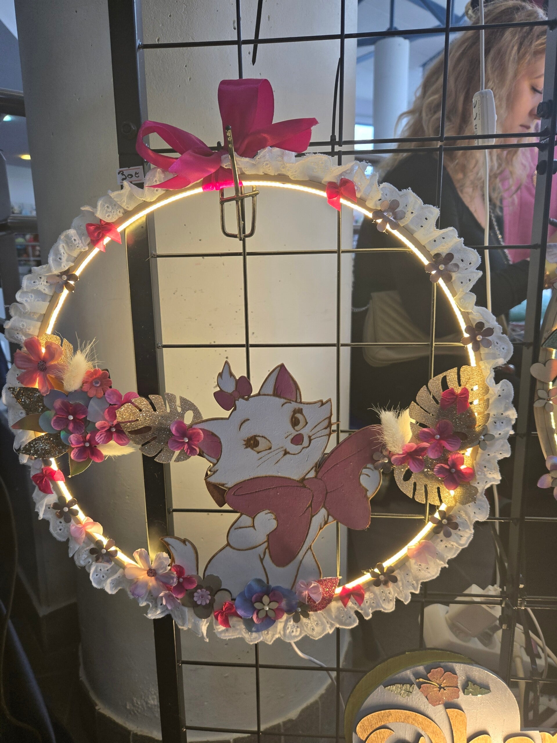 Couronne lumineuse chaton