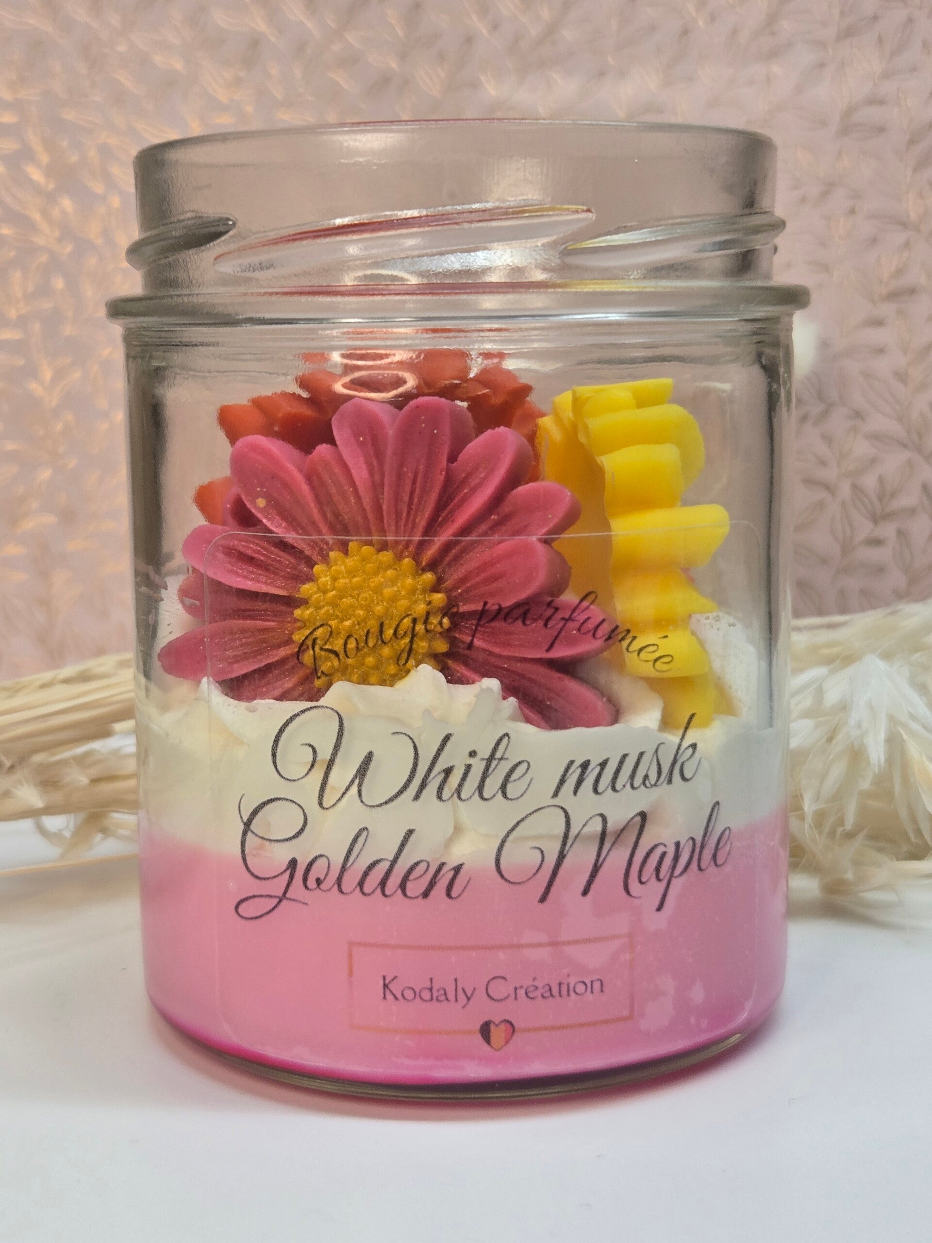 Bougie Fleurie 205gr