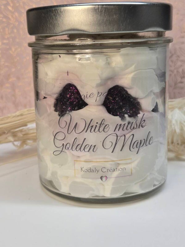 Bougie chantilly trompe l'œil Mûre 190 gr