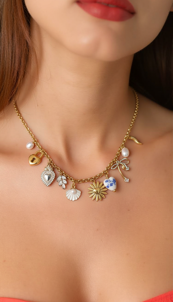 Collier inoxydable avec charm