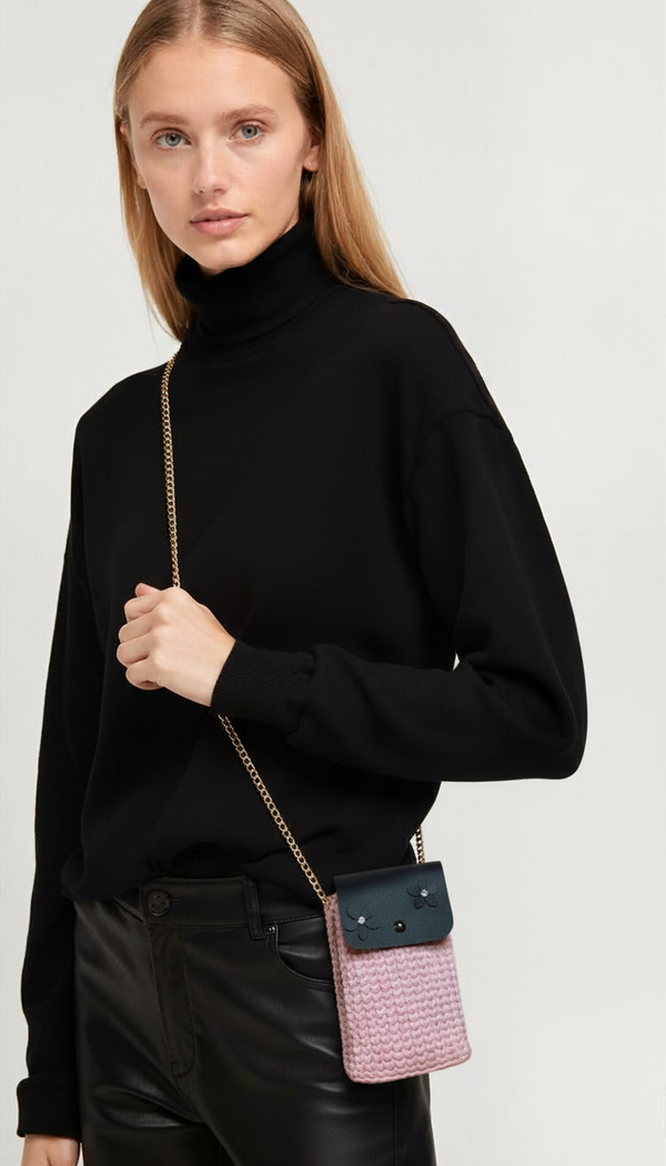 Sac crochet pochette/Smarphone