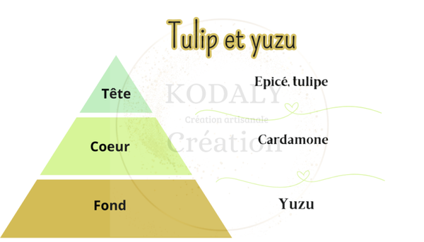 Bougie gourmande  Tulip & Japanese Yuzu