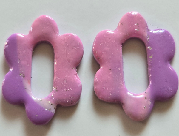 Les fleuries dégradé lilas-rose25mm