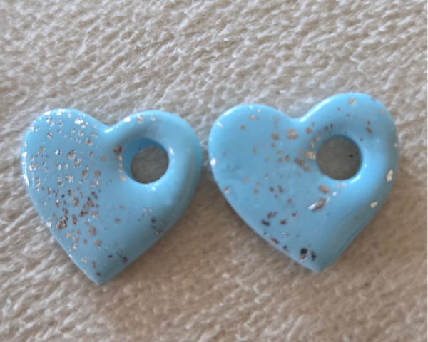 Les coeurs bleu 20mm