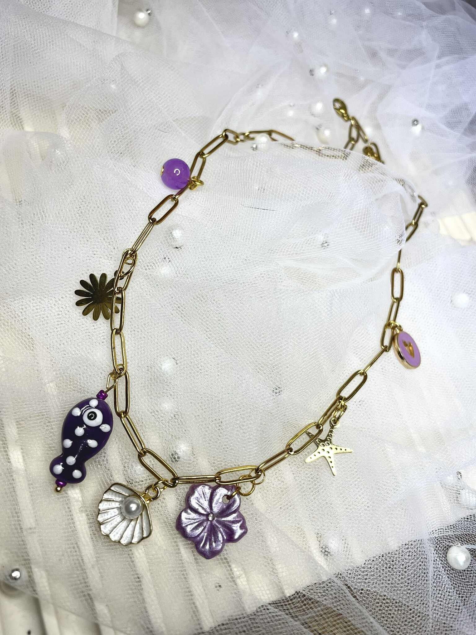 Collier Lilas