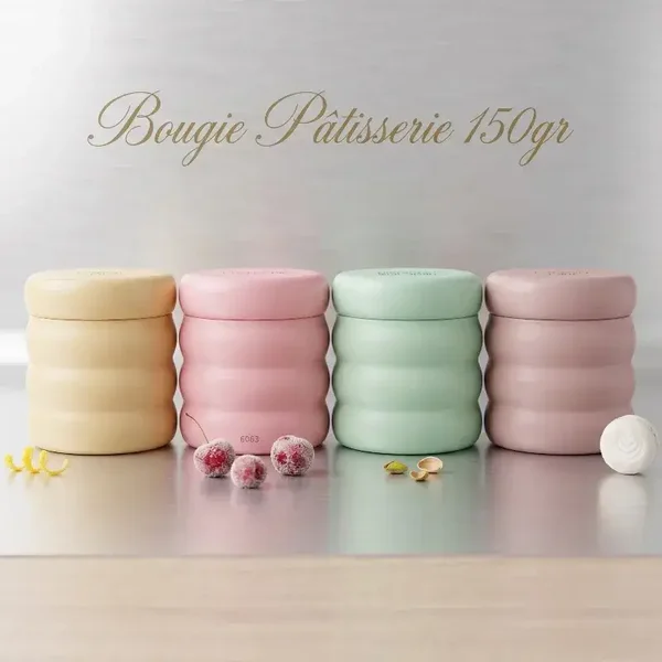Bougies pistaccio macaron