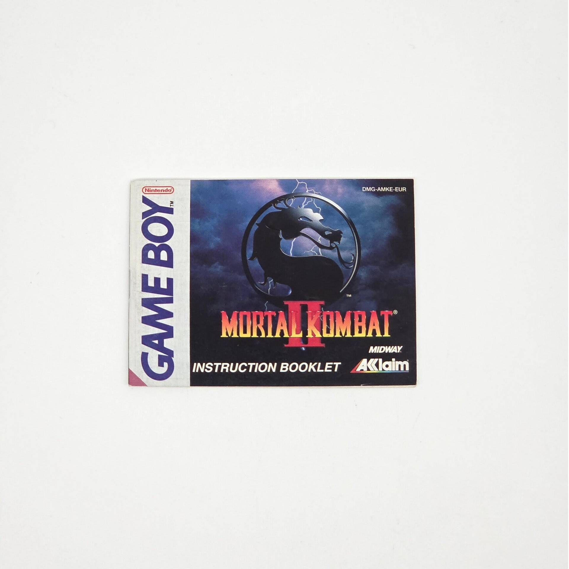 Gameboy Manual Mortal Kombat 2