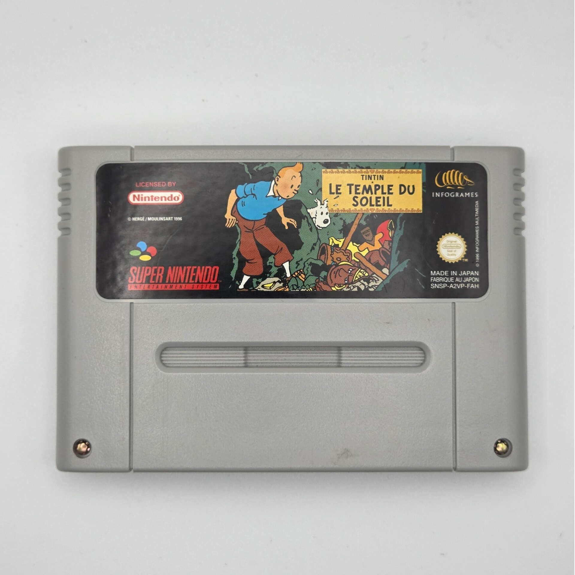 Snes TinTin Le Temple le Soleil