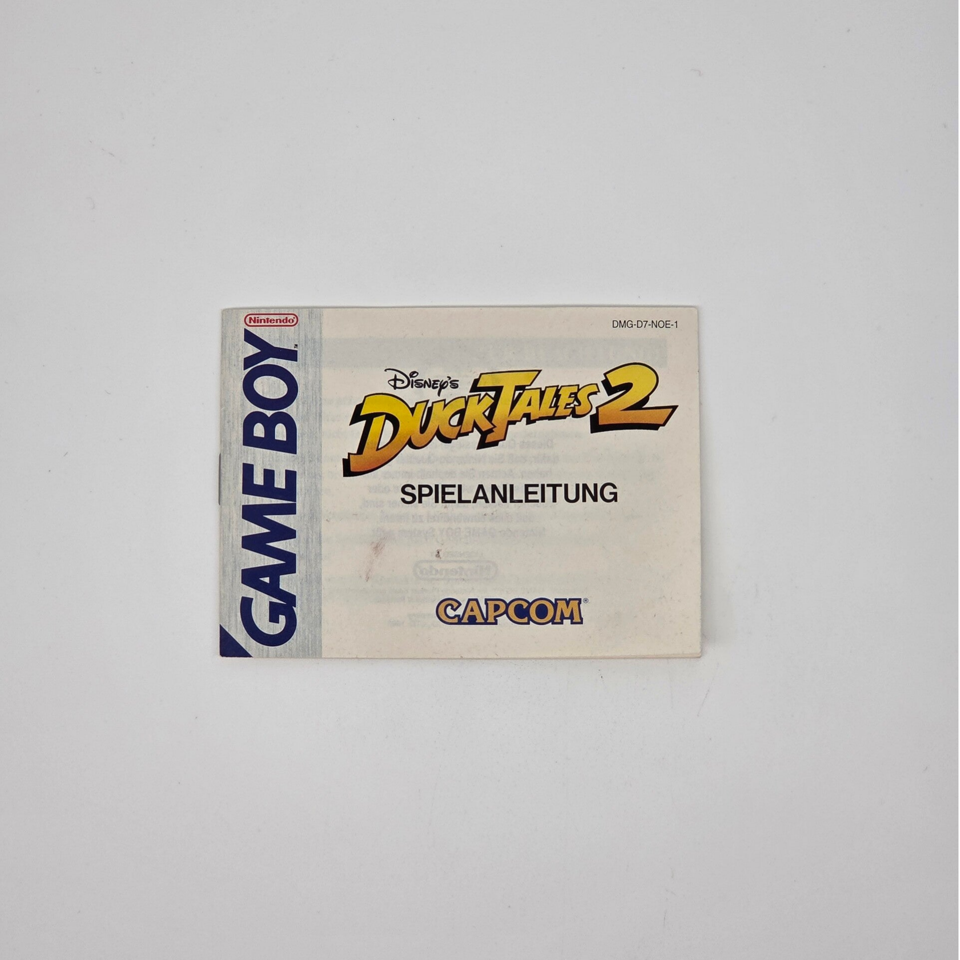 Gameboy Manual Disney Ducktales 2