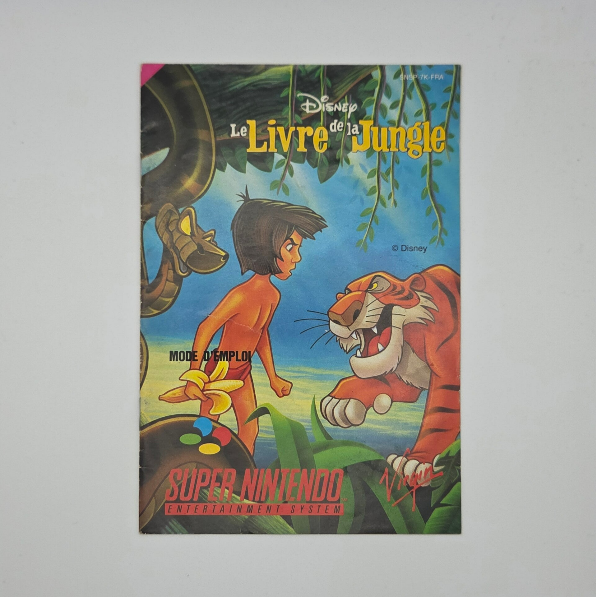 Snes Manual Le Livre De La Jungle