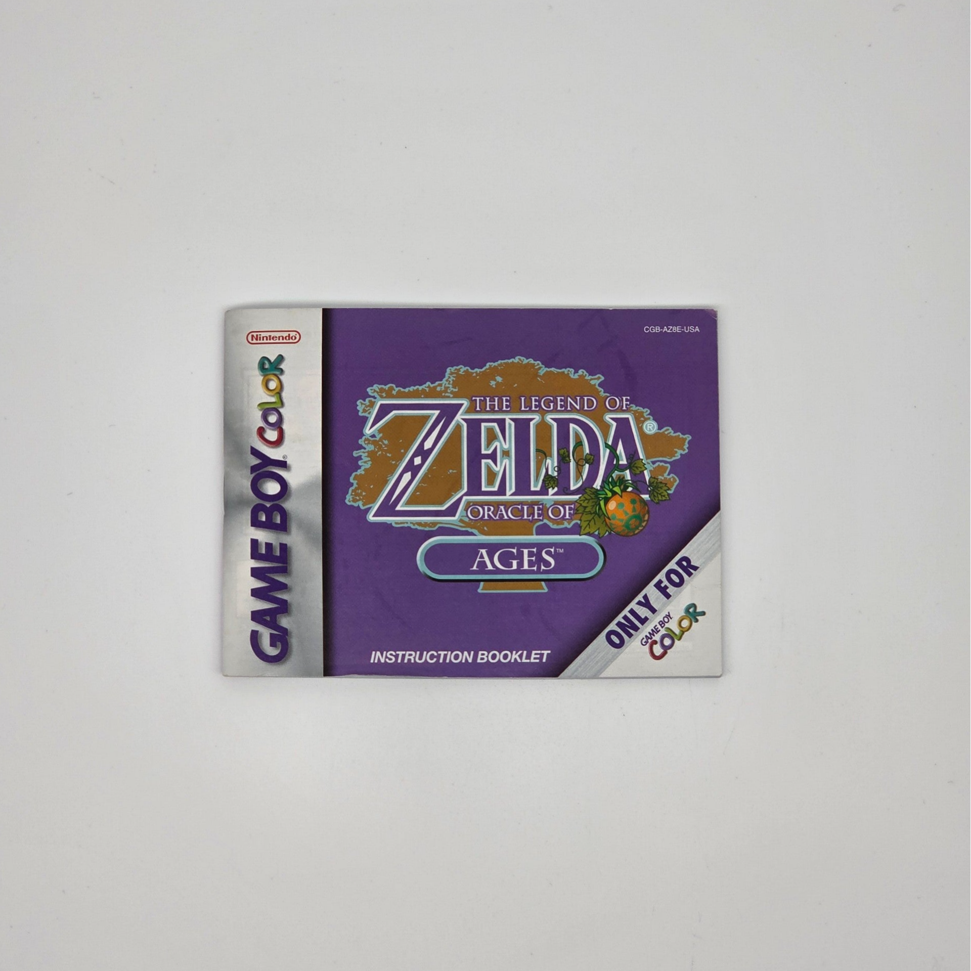 Gameboy Color Manual The Legend of Zelda Oracle of Ages