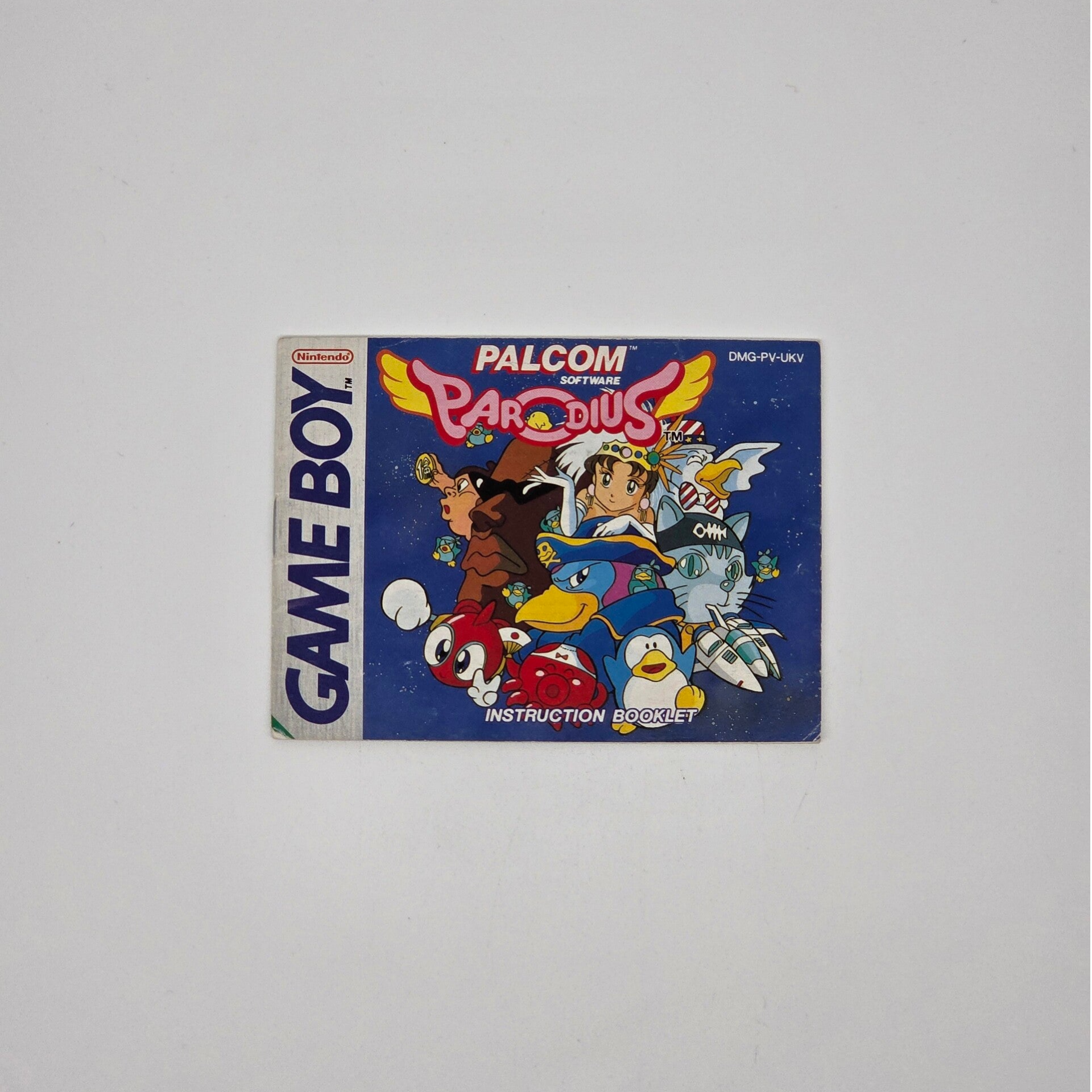 Gameboy Manual Parodius