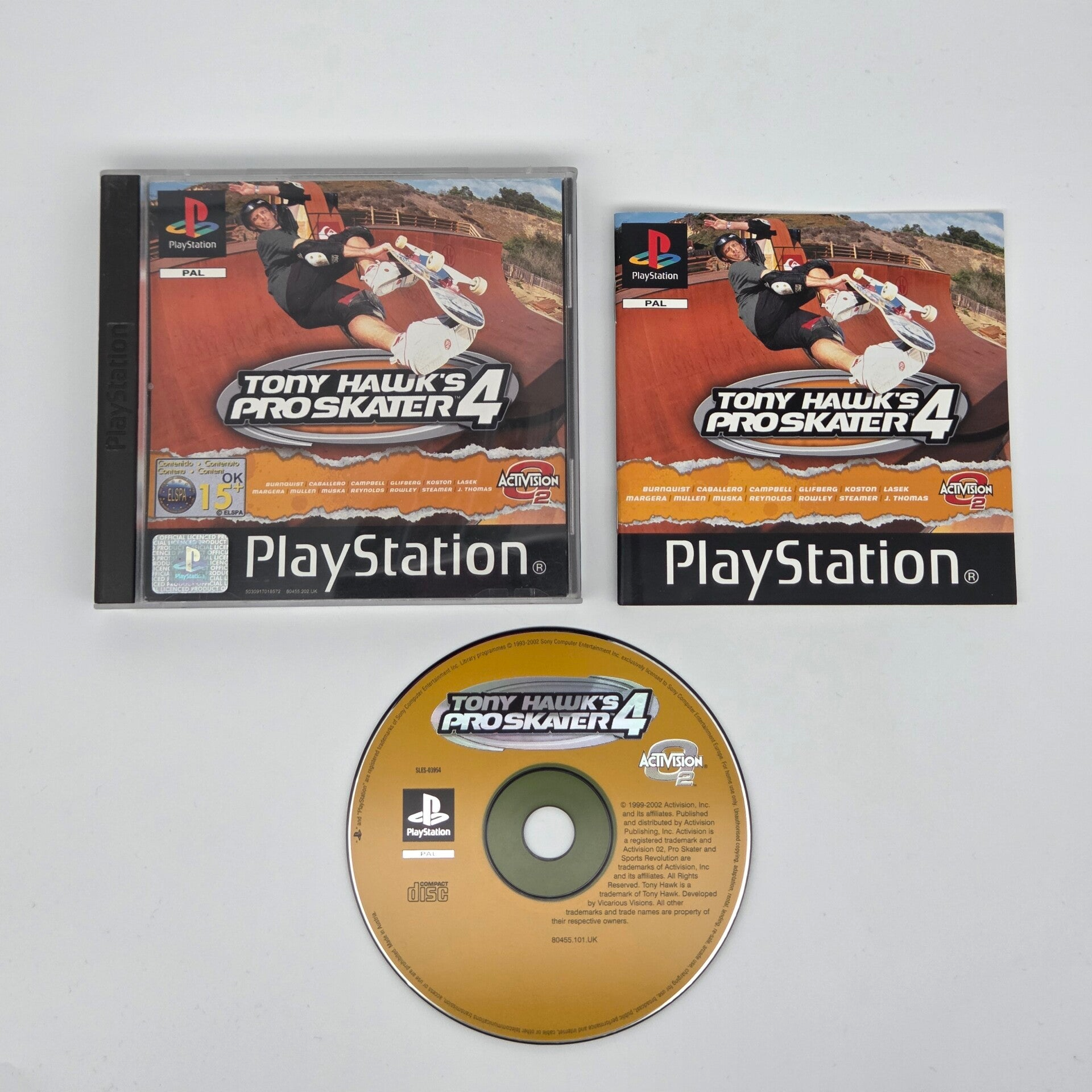 Playstation 1 Tony Hawk's Pro Skater 4