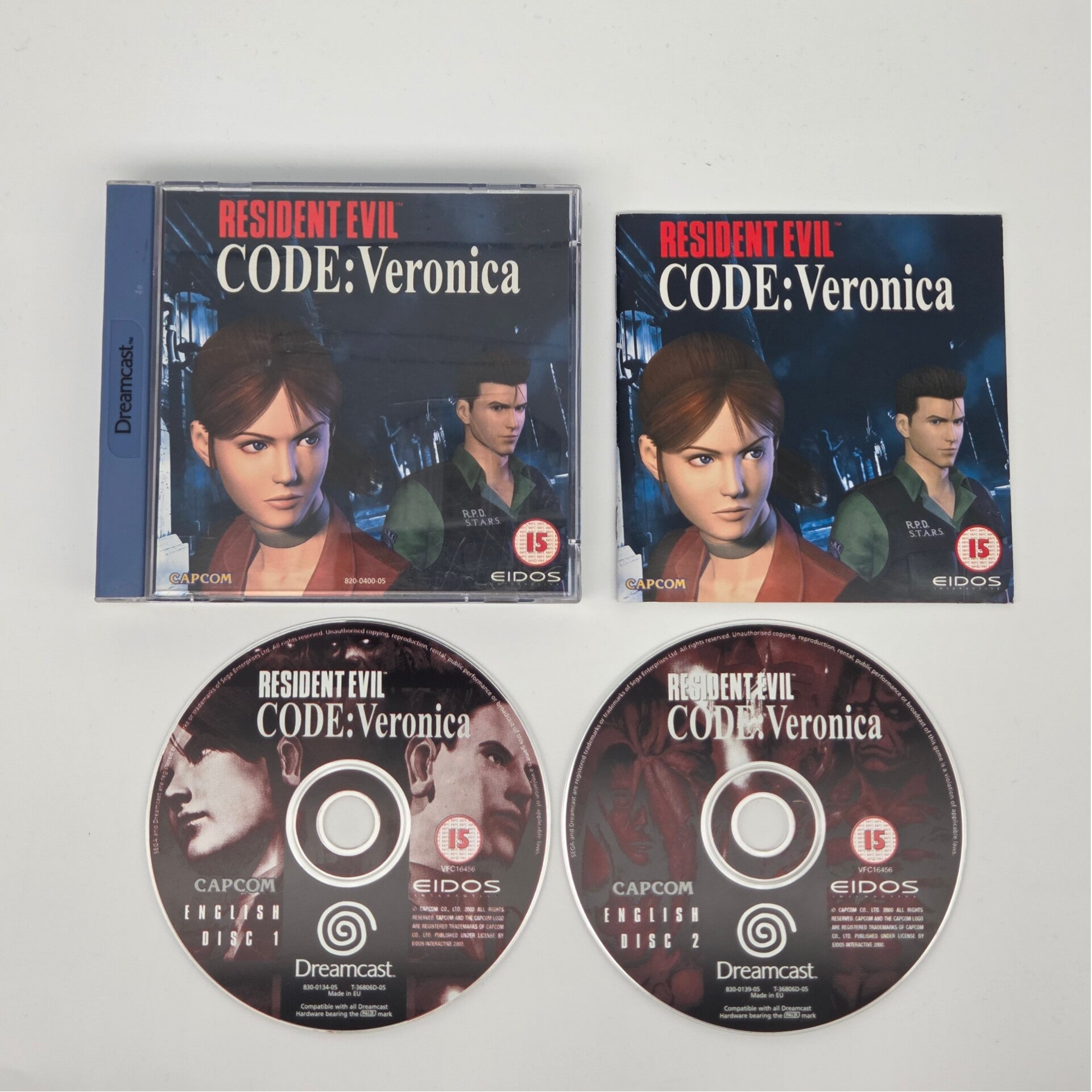 Dreamcast Resident Evil Code: Veronica