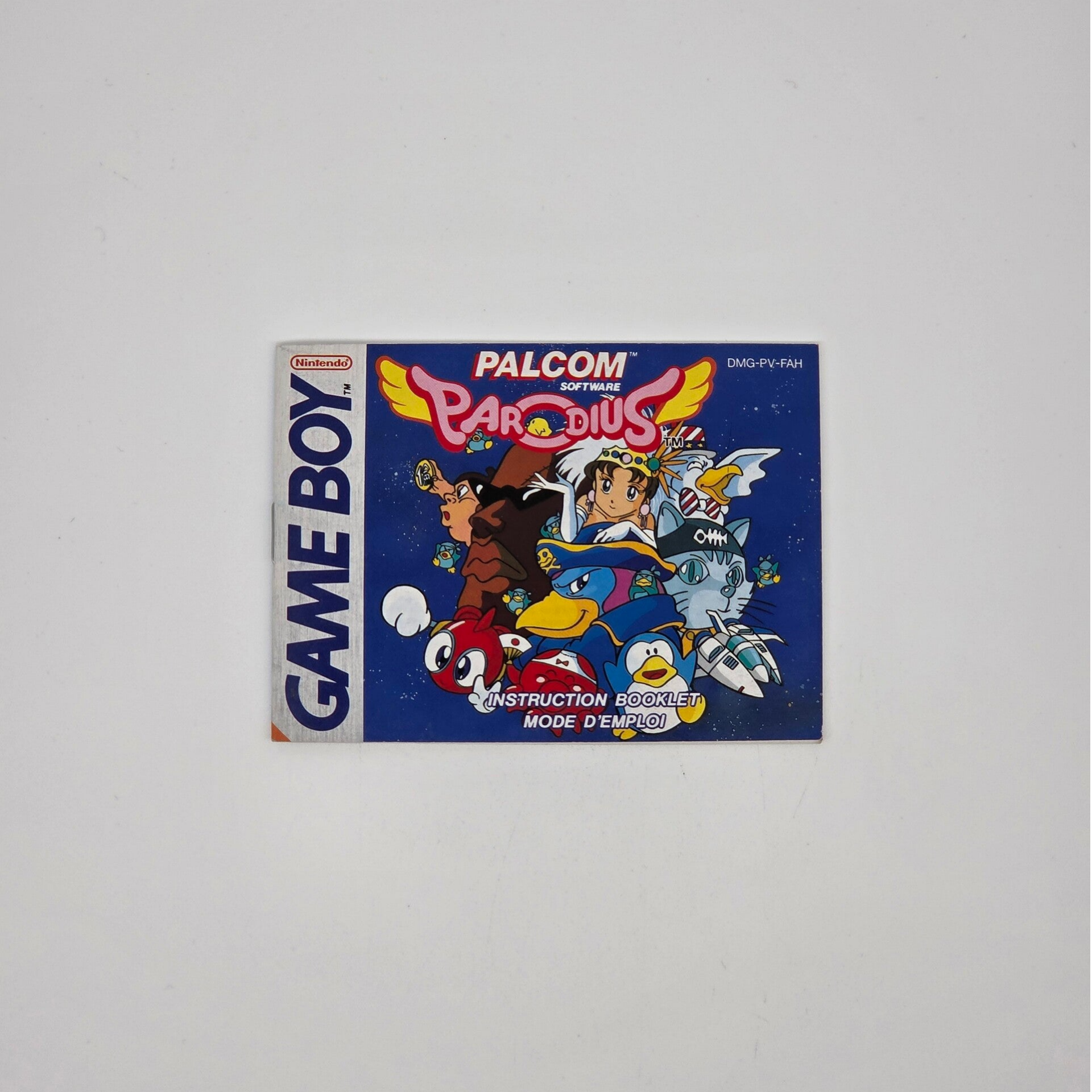 Gameboy Manual Parodius