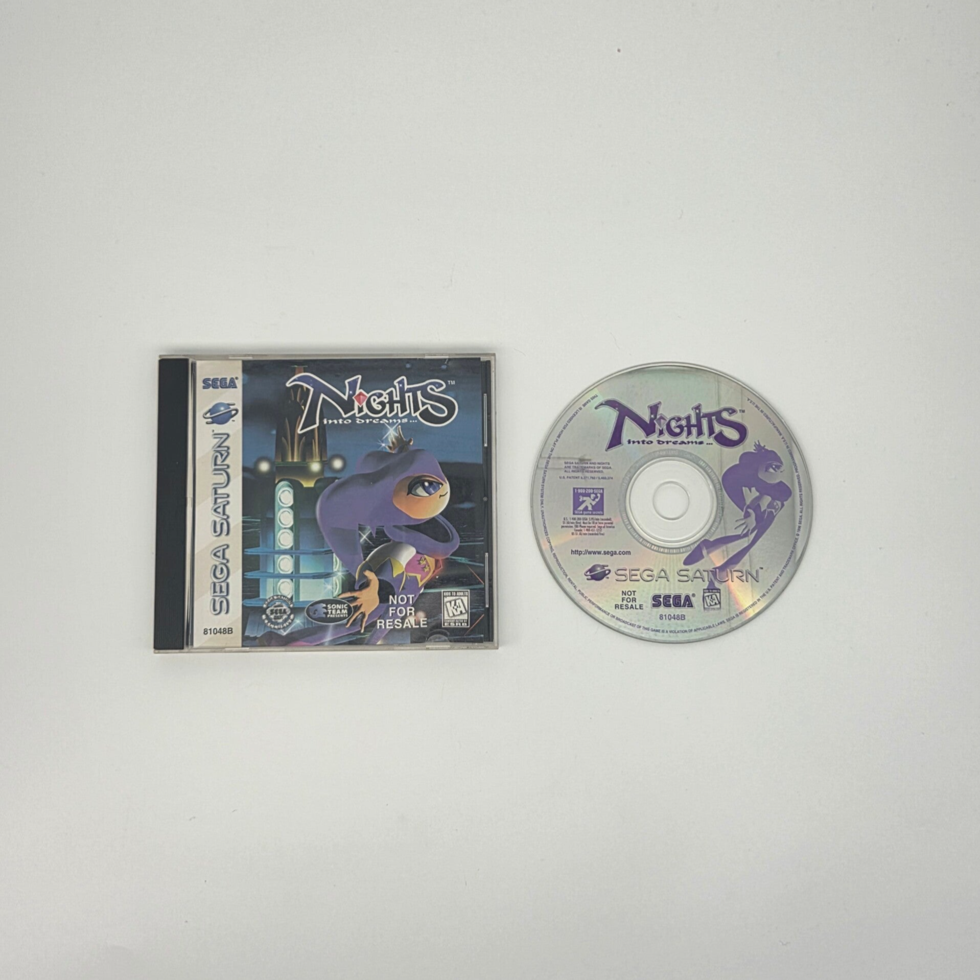 Sega Saturn Nights into Dreams (Usa)