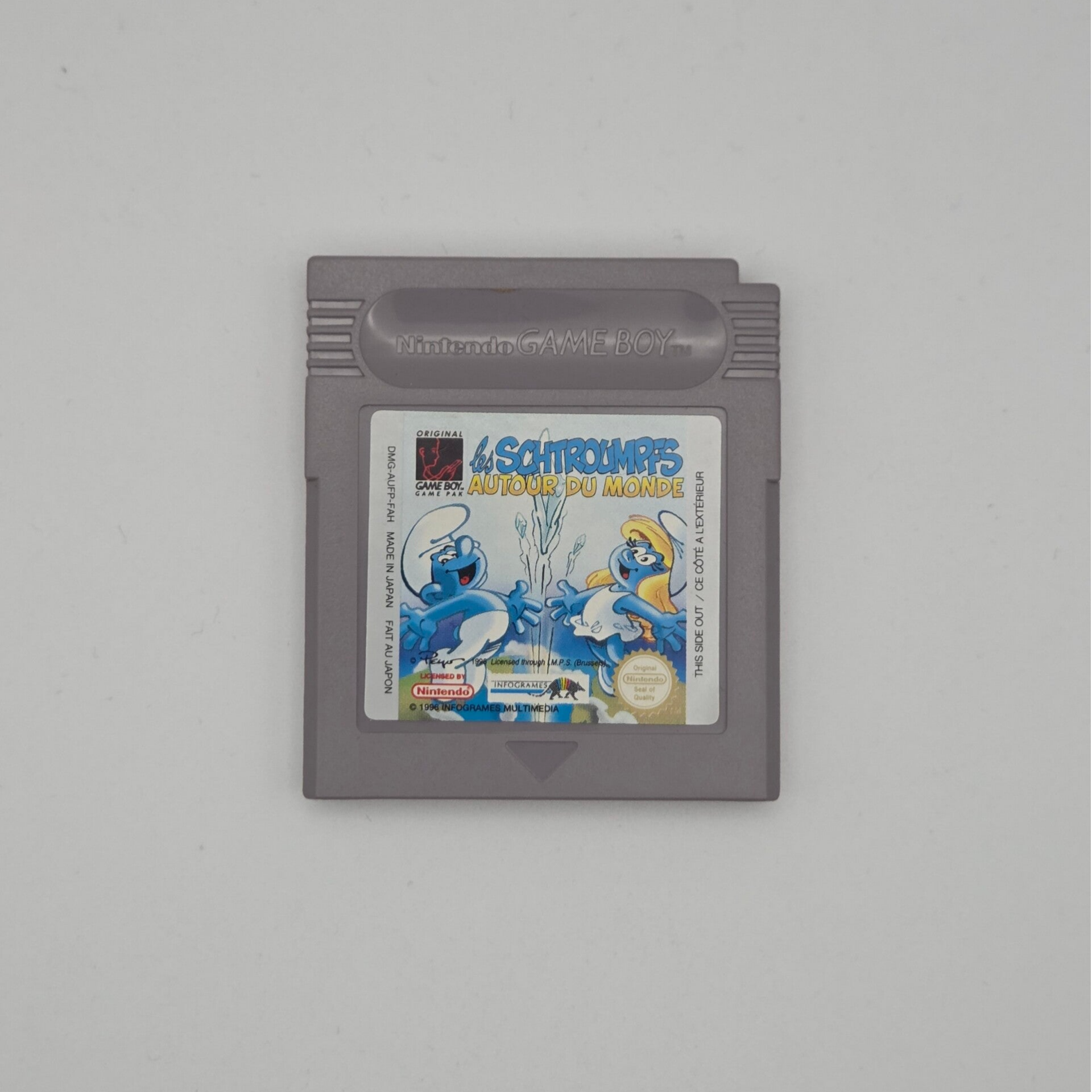 Gameboy Les Schtroumpfs Autour Du Monde