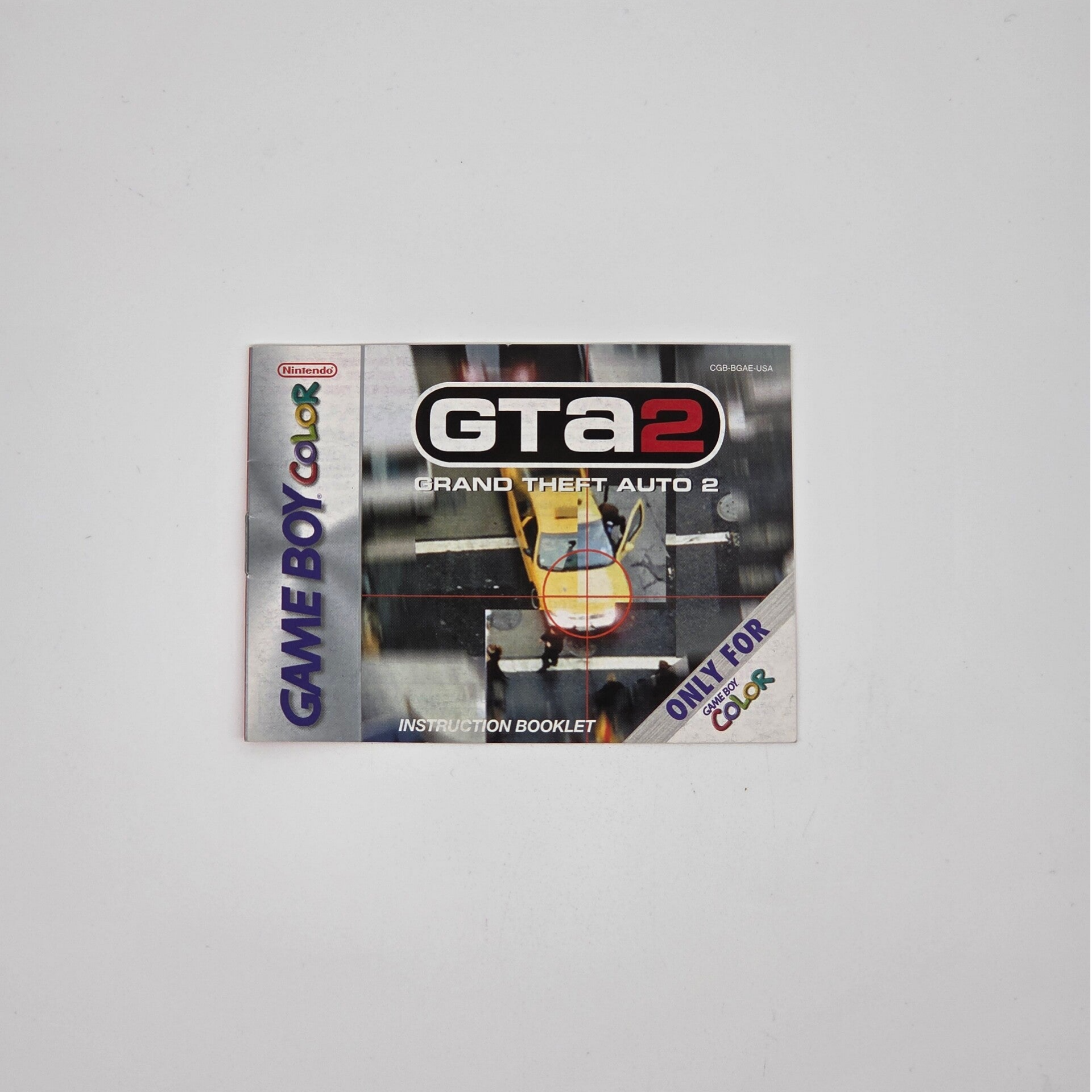 Gameboy Color Manual GTA 2