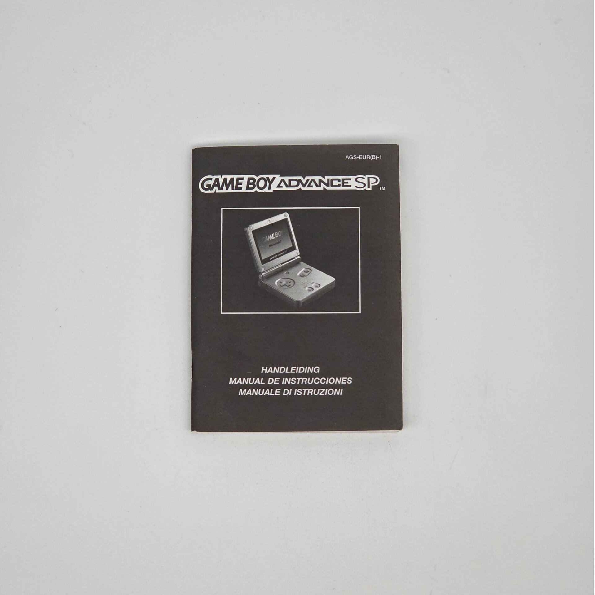 Gameboy Advance Manual Gba Sp Console