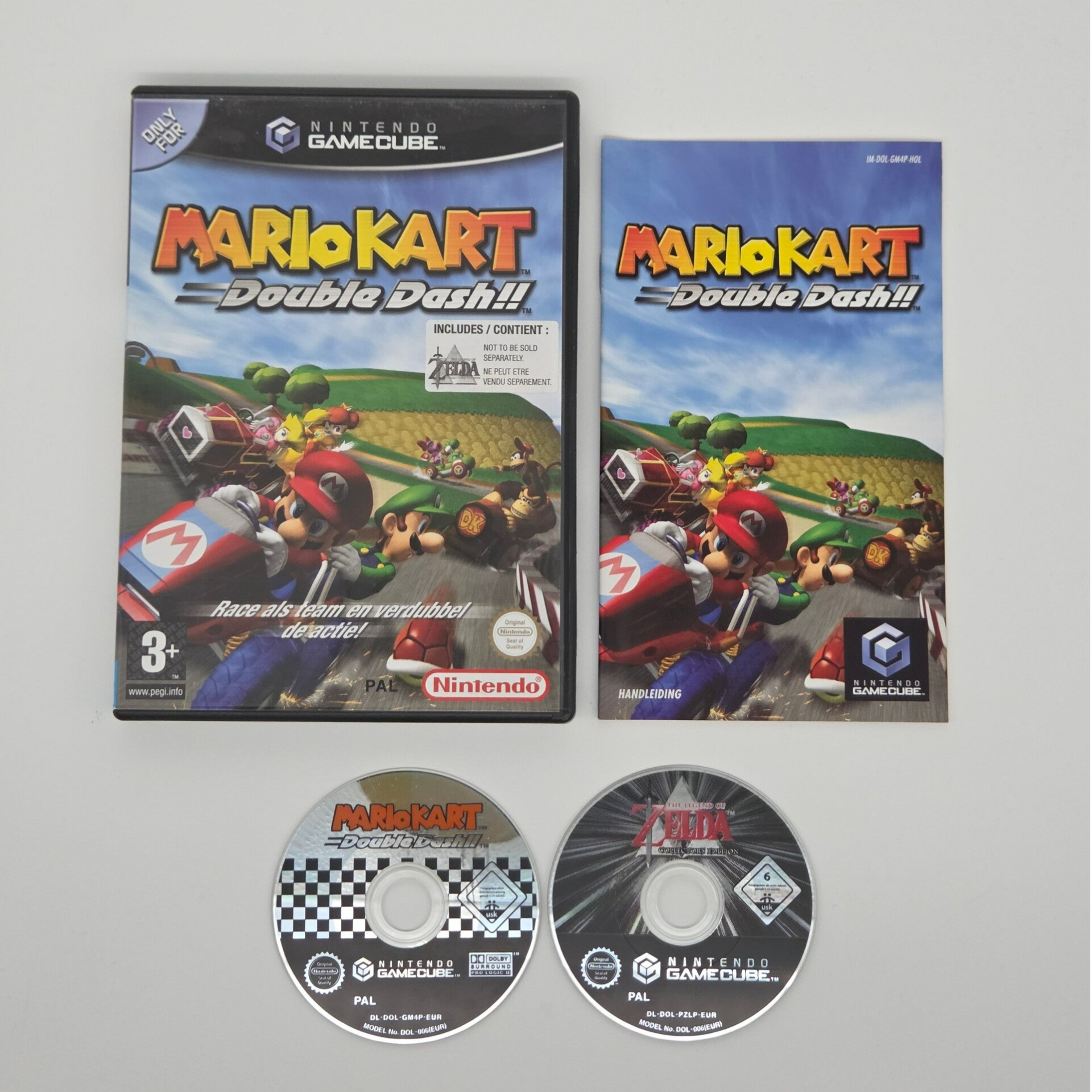 Gamecube Mario Kart Double Dash Zelda Collectors Edition