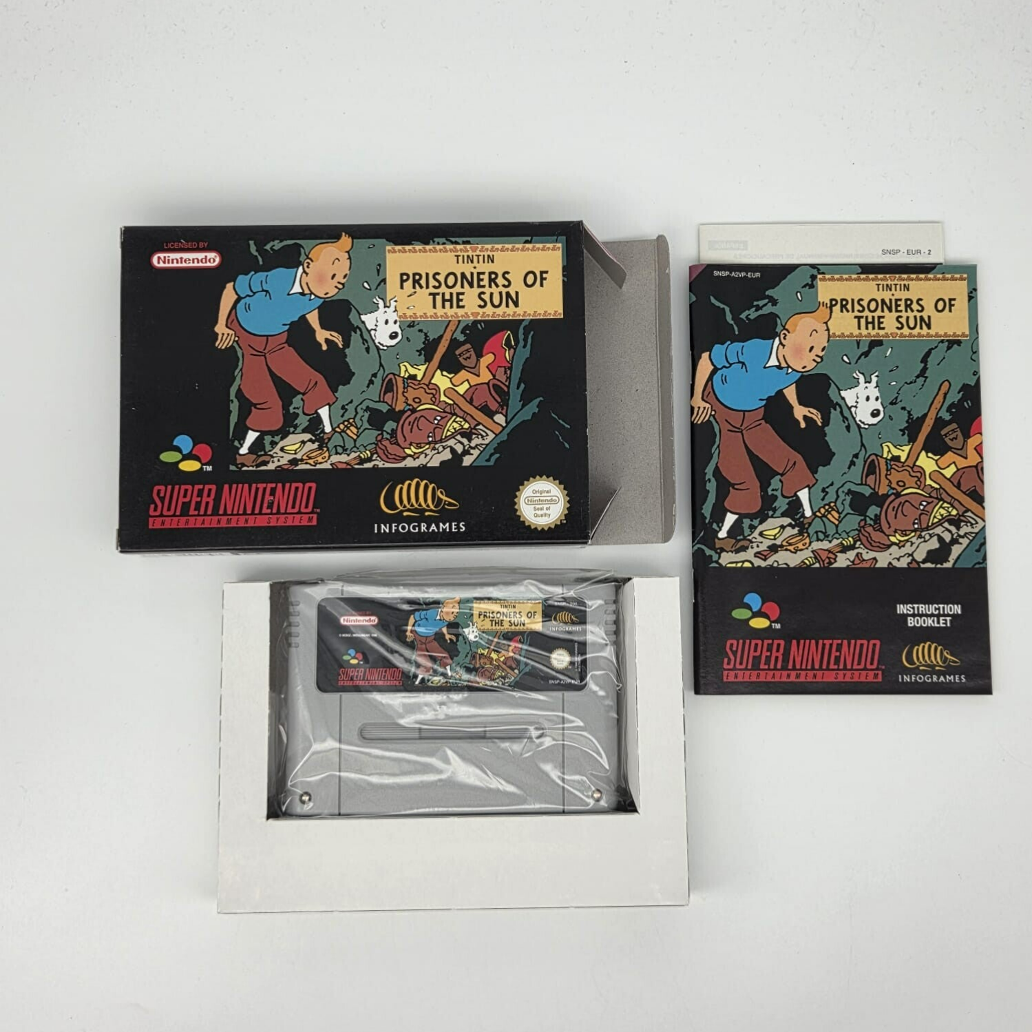 Snes Tintin: Prisoners of the Sun
